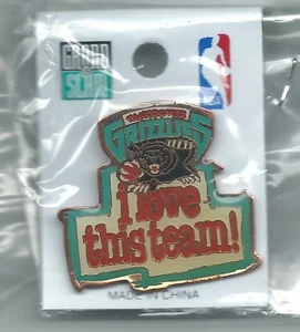 NBA Vancouver Grizzlies ¡Me encanta este equipo! Pin Fuera de Uso Baloncesto Nuevo en Paquete - Imagen 1 de 1