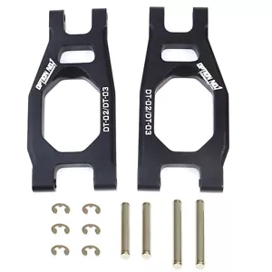 Set bracci sospensione superiori anteriori in alluminio per auto Tamiya DT-03 DT-02 DT-04 RC - Foto 1 di 9