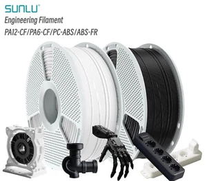 Filament d'ingénierie SUNLU 1.75MM PA12-CF PA6-CF PC-ABS ABS-FR 1KG - Photo 1/27