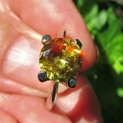 Size 5 November Birthstone Ring Silver EP  - Image 1 of 4