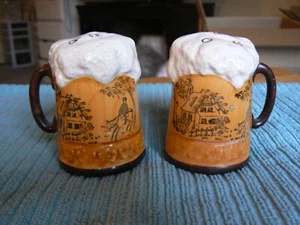 Seltene Vintage Keramik Salz und Pfefferstreuer (Bierbecher) OK Marke aus Japan - Bild 1 von 8