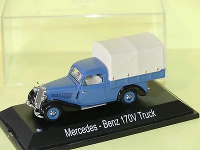 MERCEDES 170 V TRUCK Bleu SCHUCO 1:43 - Photo 1/2