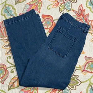 ANN TAYLOR FACTORY size 6 The Straight Crop high rise hits above the ankle NWT - Picture 1 of 12