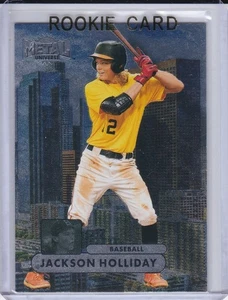 JACKSON HOLLIDAY ROOKIE CARD 2022 Metal Universe Baseball BALTIMORE ORIOLES RC - Picture 1 of 2