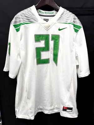 Oregon Ducks #21 Nike Team You Vs. Yesterday White Jersey Sz XXL **READ** - Image 1 of 4