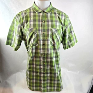 LL Bean Hemd Herren XL Tall grün kariert Knopfleiste Bio Baumwolle Freizeit Outdoor - Bild 1 von 7