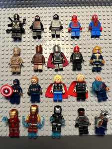 LEGO Marvel Minifigura /CMFs - Lote de 23 - Excelente estado - Imagen 1 de 6