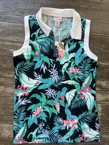 Tommy Bahama Shirt Womens Size Small Golf Tennis Pickleball Sleeveless UPF $118 - Picture 1 of 7