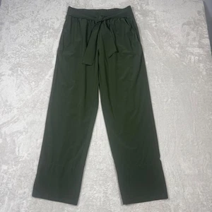 NWOT Tahari Women's Olive Green High Waisted Wide Leg Tie Waist Casual Pants S - Picture 1 of 8