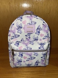 Loungefly Disney Stitch All Over Print Pastell Mini Rucksack - Bild 1 von 6