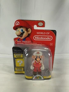 Super Mario Bros. 4" Figures Series 3 Mario w/ Fire Flower Damaged Box - Afbeelding 1 van 5