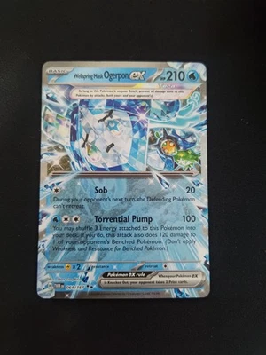 Wellspring Mask Ogerpon ex 064/167 Prize Pack Series Cards Holo NM - Image 1 of 2