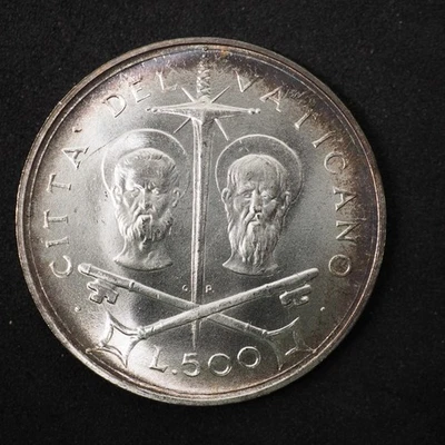 1967   VATICAN   500 LIRE  **NICE COIN** FREE SHIPPING CO412 - Image 1 of 2
