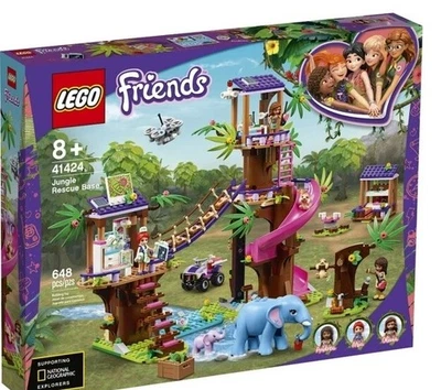 LEGO Friends Jungle Rescue Base 41424 New In Sealed Box  Sloth Elephant - Image 1 of 3