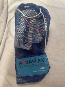 Aqua Flex Hand Paddel Set Schwimmbad Wasser Ventilator Hantel Wasser Fitness Spielzeug Vintage - Bild 1 von 4