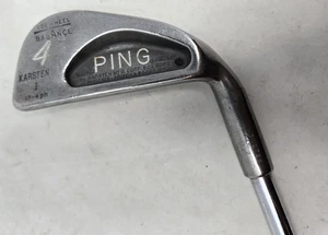 PING KARSTEN I 17-4 ph BLACK DOT RH 4 IRON GOLF CLUB STEEL SHAFT GRIP Ok - Picture 1 of 11