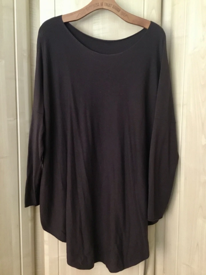Brown Lagenlook  Tunic Top/ Jumper. One size.  Great for layering. - Image 1 of 4