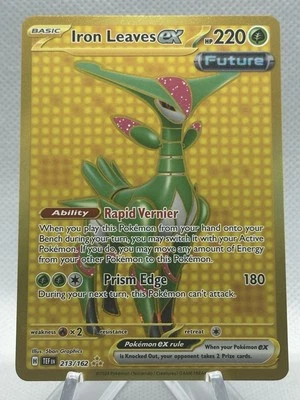 Iron Leaves ex 213/162 Sv05: Temporal Forces Holo Pokemon, NM - Image 1 of 2