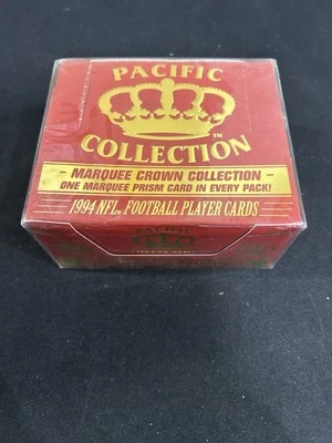 Caja de fútbol americano Pacific Marquee Crown Collection 1995 sellada de fábrica 36 paquetes rara Foto 1 de 4