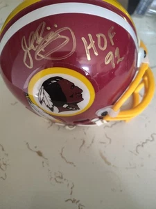 John Riggins Autographed/HOF 91 Inscribed TB Washington Redskins Mini Helmet. - Picture 1 of 3