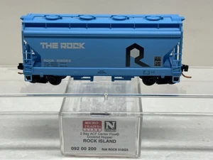 N Scale Micro Trains MTL 092 00 200 Rock Island ROCK 512023 Covered Hopper - Picture 1 of 4