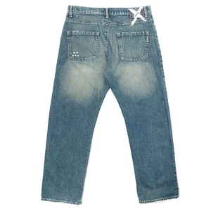 Billabong Y2K Grunge Jeans Men’s W36 Vintage Straight Fit Distressed Skatewear - Picture 1 of 12