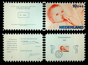 Nederland Kinderbedankkaart 1966 C - Picture 1 of 1