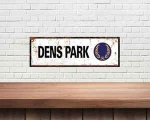 Insegna in metallo Dundee fc, Dens Park, look vintage, uomo grotta, garage bar, home bar - Foto 1 di 1