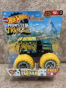 Hot Wheels Monster Jam WILL TRASH IT ALL Dino Truck 1:64 2021 Neu in OVP - Bild 1 von 9