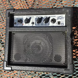 Peavey GT 5 amplifier 5 watt travel street practice portable 8” combo 4” speaker - Picture 1 of 14