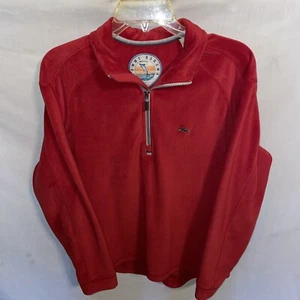 Tommy Bahama Running Jacket Mens Size Small Red Athleisure Athletic Outdoors - Picture 1 of 12