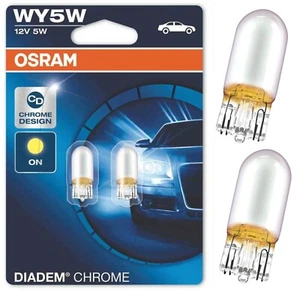 OSRAM DIADEM CHROME WY5W Next Generation Glühbirnen Chrom Design gelb orange - Bild 1 von 4