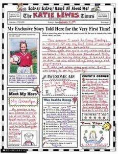 Instant Personal Poster Sets: Extra, Extra, Read All about Me!: Big Write-And-Re