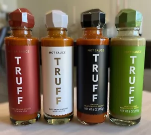 4 PACK COMBO MIX & MATCH - TRUFF Truffle Infused Hot Sauce Hotter Sauce Jalapeno - Picture 1 of 2