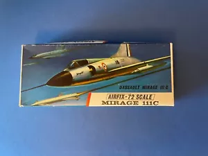 Airfix 1/72 Scale Dassault Mirage III Vintage Red Stripe Packaging Box - No kit! - Picture 1 of 7