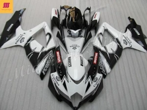 Fairing Kit for Suzuki GSXR600/750 K8 2008-2010 White Black ABS Injection Body - Picture 1 of 6