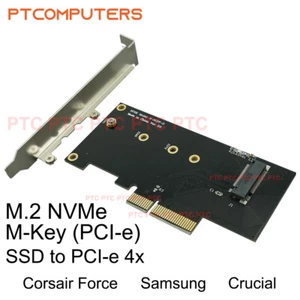 M.2 NGFF M Key SSD to Nvme PCI Express PCI-E 3.0 Adapter Converter Card - Picture 1 of 6