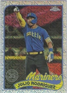 2024 Topps Julio Rodriguez Marineros Paquete Plata 1989 Topps Mojo Refractor # 44 - Imagen 1 de 2