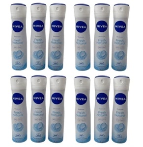 Nivea 48 Hours Freshness Body Spray - Fresh Natural, / 5 Fl. Oz 150 12 Pack - Picture 1 of 5