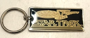 VTG 1989 Star Trek Paramount Pictures Pinnacle Designs Keychain NEW OLD STOCK - Picture 1 of 5