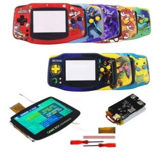 HISPEEDIDO New UV Shell V5 GBA IPS HD Laminated 3.0"Screen Battery Kits For GBA - Picture 1 of 31