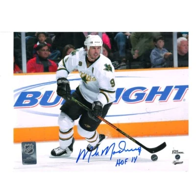 MIKE MODANO Signed Dallas Stars 8 x 10 Photo HOF14 - 70438 - Image 1 of 2