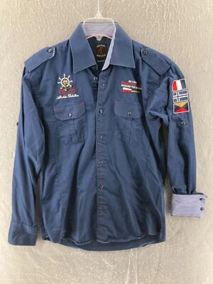 Camisa Absolute Rebllion Para Hombre Pequeña Calce Ajustado Club Náutico Olímpico Foto 1 de 4