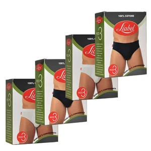 Liabel, 12/6 paia di slip uomo in 100% cotone nei colori assortito e bianco - Zdjęcie 1 z 5