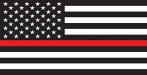 American Flag Thin Red Line Decal - Picture 1 of 1