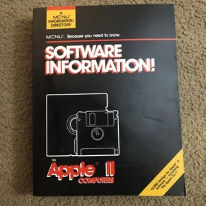 1989 Software Information! Apple 2 Computers Menu Info Because You Need To Know - Afbeelding 1 van 15