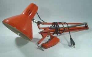 flexible vintage ARCHITEKTENLAMPE Schreibtischlampe Halterung Werkstattleuchte - Bild 1 von 5