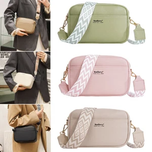 Large Capacity Wallet Lady Leather Crossbody Bag Phone Holder Shoulder Sling Bag - Picture 1 of 31