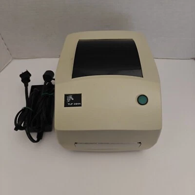 Zebra TLP 2844 Label Thermal Printer USB/Serial/Parallel w/Power Supply - Image 1 of 4
