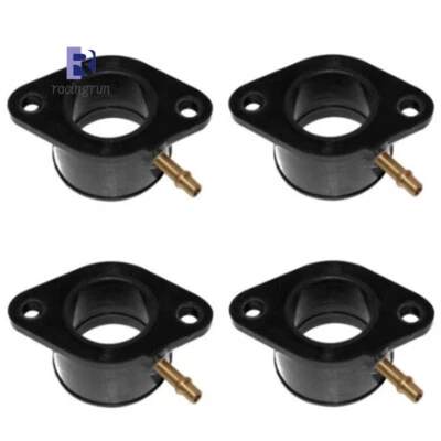 COMPLETE RIGHT LEFT INTAKE CARBURETOR HOLDER FOR KAWASAKI KZ650D SR 1977-1979 - Image 1 of 4